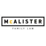 A logo for McAlister Family Law