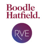 The logos for Boodle Hatfield and RVE