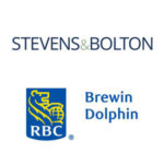 The logos for Stevens & Bolton and RBC Brewin Dolphin